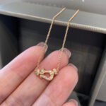 [Eternal Jewelry]FORCE 10 DIAMOND PINK GOLD NECKLACE MINI MODEL - Image 5