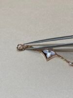 [Eternal Jewelry]STAR 4 MOTIF MOP DIAMOND PINK GOLD BRACELET - Image 5