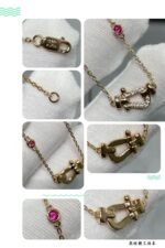 [Eternal Jewelry]FORCE 10 DIAMOND PINK GOLD NECKLACE - Image 7