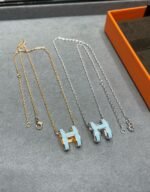 [Eternal Jewelry]POP H SKY BLUE NECKLACE - Image 4