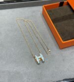 [Eternal Jewelry]POP H SKY BLUE NECKLACE - Image 5