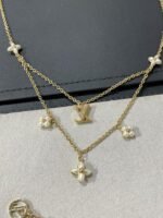 [Eternal Jewelry]FLOWERGRAM GOLD MOP DOUBLE ROW NECKLACE - Image 2