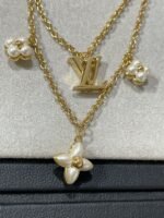 [Eternal Jewelry]FLOWERGRAM GOLD MOP DOUBLE ROW NECKLACE - Image 4