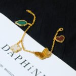 [Eternal Jewelry]LUCKY SPRING 5 MOTIF GOLD BRACELET