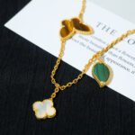 [Eternal Jewelry]LUCKY SPRING 5 MOTIF GOLD BRACELET - Image 5
