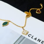 [Eternal Jewelry]LUCKY SPRING 5 MOTIF GOLD BRACELET - Image 6