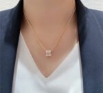 [Eternal Jewelry]BEE LOVE DIAMOND PAVED 3 ROW NECKLACE - Image 2