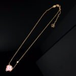 [Eternal Jewelry]COLOR BLOSSOM PINK MOP SUN GOLD NECKLACE - Image 3