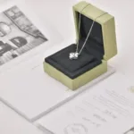 [Eternal Jewelry]CLOVER  15MM DIAMOND LASER NECKLACE SILVER - Image 6