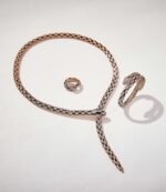 [?Eternal Jewelry?] High-End Bespoke Black Onyx Serpent Necklace - Image 2