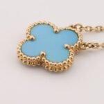 [Eternal Jewelry]CLOVER 15MM VINTAGE TURQUOISE NECKLACE - Image 2