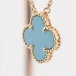 [Eternal Jewelry]CLOVER 15MM VINTAGE TURQUOISE NECKLACE - Image 3
