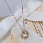 [Eternal Jewelry]TRINITY NECKLACE GOLD  DIAMONDS - Image 4