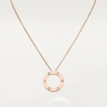 [Eternal Jewelry]LOVE NECKLACE 16MM 3 DIAMONDS - Image 2