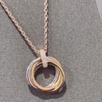 [Eternal Jewelry]TRINITY NECKLACE GOLD  DIAMONDS - Image 3