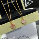 [Eternal Jewelry]CLOVER MINI 9.5mm Pink Necklace - Image 10