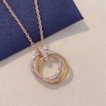 [Eternal Jewelry]TRINITY NECKLACE GOLD  DIAMONDS - Image 5
