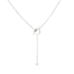 [Eternal Jewelry]FINESSE SILVER DIAMOND NECKLACE - Image 2