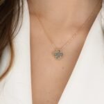 [Eternal Jewelry]CLOVER 15MM  GRAY MOTHER OF PEARL NECKLACE - Image 6