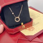 [Eternal Jewelry]LOVE NECKLACE 16MM 2 DIAMONDS - Image 9