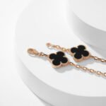 [Eternal Jewelry]CLOVER 10 MOTIFS ONYX NECKLACE - Image 17
