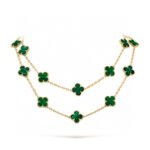 [Eternal Jewelry]CLOVER 20 MOTIFS MALACHITE GOLD
