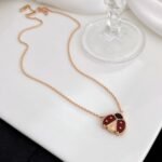 [Eternal Jewelry]LUCKY  CARNELIANS LADYBUG NECKLACE - Image 4