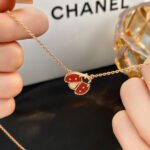 [Eternal Jewelry]LUCKY  CARNELIANS LADYBUG NECKLACE - Image 7