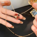 [Eternal Jewelry]LUCKY  CARNELIANS LADYBUG NECKLACE - Image 8