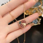 [Eternal Jewelry]LUCKY  CARNELIANS LADYBUG NECKLACE - Image 9