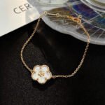 [Eternal Jewelry]LUCKY WHITE MOP PLUM BLOSSOM  BRACELET - Image 2