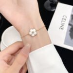 [Eternal Jewelry]LUCKY WHITE MOP PLUM BLOSSOM  BRACELET - Image 6