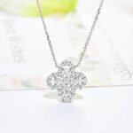 [Eternal Jewelry]LOOP NECKLACE FULL MOTIF DIAMOND 16MM MULTIPLE COLORS