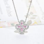 [Eternal Jewelry]LOOP NECKLACE FULL MOTIF DIAMOND 16MM MULTIPLE COLORS - Image 6