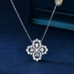 [Eternal Jewelry]LOOP NECKLACE FULL MOTIF DIAMOND 16MM MULTIPLE COLORS - Image 10