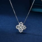 [Eternal Jewelry]LOOP NECKLACE FULL MOTIF DIAMOND 16MM MULTIPLE COLORS - Image 12