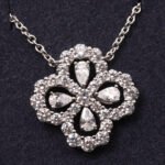 [Eternal Jewelry]LOOP NECKLACE FULL MOTIF DIAMOND 16MM MULTIPLE COLORS - Image 13