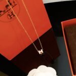 [Eternal Jewelry]H WHITE SQUARE GOLD NECKLACE - Image 4