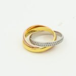 [Eternal Jewelry]TRINITY RING GOLD PINK GOLD SILVER DIAMONDS - Image 2