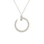[Eternal Jewelry]JUSTE NECKLACE SILVER DIAMONDS - Image 2
