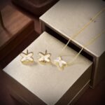 [Eternal Jewelry]JEUX DE WHITE MOP GOLD DIAMOND EARRINGS - Image 2