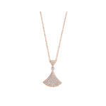 [Eternal Jewelry]DREAM NECKLACE PINK GOLD FULL DIAMOND