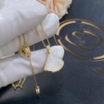 [Eternal Jewelry]DREAM NECKLACE WHITE MOP GOLD 1 DIAMOND - Image 2