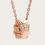 [Eternal Jewelry]SERPENTI PEDANT DIAMOND PINK GOLD NECKLACE - Image 2