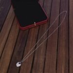 [Eternal Jewelry]AMULETTE SILVER FULL DIAMOND NECKLACE - Image 7