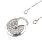 [Eternal Jewelry]AMULETTE SILVER FULL DIAMOND NECKLACE - Image 2