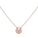 [Eternal Jewelry]AMULETTE ROSE GOLD PINK MOP NECKLACE - Image 2