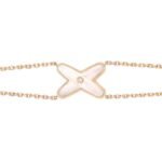[Eternal Jewelry]JEUX BRACELET WHITE MOP PINK GOLD 1 DIAMOND