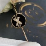 [Eternal Jewelry]JEUX DE BRACELET ONYX PINK GOLD DIAMOND - Image 4