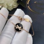 [Eternal Jewelry]JEUX DE BRACELET ONYX PINK GOLD DIAMOND - Image 2